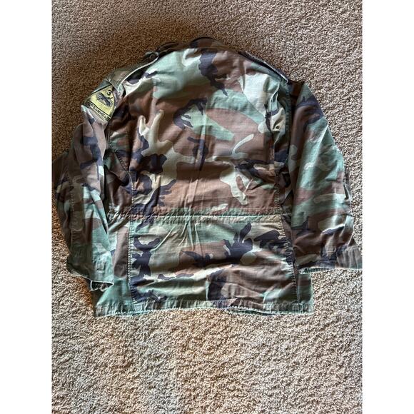 Vintage Military Camo M Cold Weather Coat Spearhead Patch - Picture 5 of 8